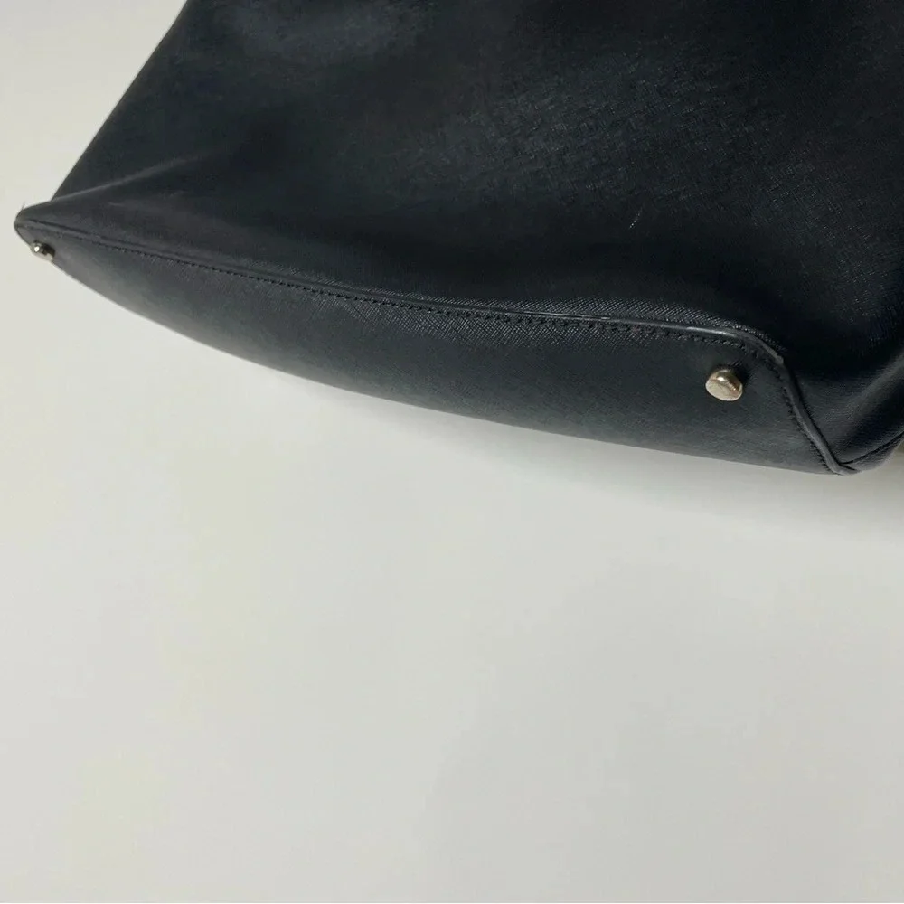 Kate Spade Laurel Way Jaymes Black Saffiano Leather Tote